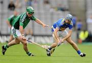 16 August 2009; Benny Dunne, Tipperary, in action against Andrew O'Shaughnessy, Limerick. GAA Hurling All-Ireland Senior Championship Semi-Final, Tipperary v Limerick, Croke Park, Dublin. Picture credit: Stephen McCarthy / SPORTSFILE