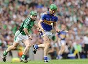 16 August 2009; Declan Fanning, Tipperary, in action against Andrew O'Shaughnessy, Limerick. GAA Hurling All-Ireland Senior Championship Semi-Final, Tipperary v Limerick, Croke Park, Dublin. Picture credit: Ray Ryan / SPORTSFILE