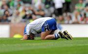 16 August 2009; Luke Egan, Waterford, shows his disapointment after the game. ESB GAA Hurling All-Ireland Minor Championship Semi-Final, Waterford v Galway, Croke Park, Dublin. Picture credit: Pat Murphy / SPORTSFILE
