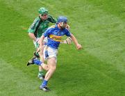 16 August 2009; Paddy Stapleton, Tipperary, in action against Andrew O'Shaughnessy, Limerick. GAA Hurling All-Ireland Senior Championship Semi-Final, Tipperary v Limerick, Croke Park, Dublin. Picture credit: Dáire Brennan / SPORTSFILE