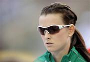 17 August 2009; Ireland's Michelle Carey gets ready before her heat of the Women's 400m where she finished 5th in a time of 56.91 sec.12th IAAF World Championships in Athletics, Olympic Stadium, Berlin, Germany. Picture credit: Brendan Moran  / SPORTSFILE