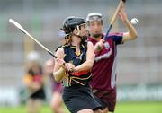 15 August 2009; Lizzie Lyng, Kilkenny, in action against Jessica Gill, Galway. Gala All-Ireland Senior Camogie Championship Semi-Final, Kilkenny v Galway, Nowlan Park, Kilkenny. Picture credit: Matt Browne / SPORTSFILE