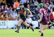15 August 2009; Edwina Keane, Kilkenny, in action against Sinead Cahalan and Ann-Marie Hayes, 5, Galway. Gala All-Ireland Senior Camogie Championship Semi-Final, Kilkenny v Galway, Nowlan Park, Kilkenny. Picture credit: Matt Browne / SPORTSFILE