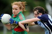 16 August 2009; Marie Hegarty, Mayo, in action against Emma McDonagh, Dublin. All-Ireland Ladies Football U16A Shield Final Replay, Dublin v Mayo, Kiltoom, Co. Roscommon. Picture credit: David Maher / SPORTSFILE