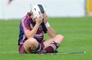15 August 2009; Regina Glynn, Galway, after the final whistle. Gala All-Ireland Senior Camogie Championship Semi-Final, Kilkenny v Galway, Nowlan Park, Kilkenny. Picture credit: Matt Browne / SPORTSFILE