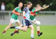 16 August 2009; Elaine McGrath, Dublin, in action against Stephanie Delaney, Mayo. All-Ireland Ladies Football U16A Shield Final Replay, Dublin v Mayo, Kiltoom, Co. Roscommon. Picture credit: David Maher / SPORTSFILE