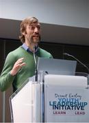 23 November 2015; Colin Regan, GAA Community & Health Manager speaking during the Dermot Earley Youth Leadership Initiative. Dermot Earley Youth Leadership Initiative. Croke Park. Picture credit: Sam Barnes / SPORTSFILE