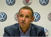 23 November 2015; Dave Robertson during a press conference where he was announced as the new Sligo Rovers manager. The Showgrounds, Sligo. Picture credit: Peter Wilcock / SPORTSFILE