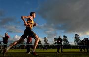 22 November 2015; Ryan Creech, Leevale A.C., on his way to a fourth place finish in the Senior Men's event. GloHealth National Cross Country Championships, Santry Demesne, Dublin. Picture credit: Cody Glenn / SPORTSFILE