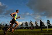 22 November 2015; John Coghlan, Metro St. Brigids A.C., on his way to a second place finish in the Senior Men's event. GloHealth National Cross Country Championships, Santry Demesne, Dublin. Picture credit: Cody Glenn / SPORTSFILE