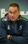 24 November 2015; Pat Lam, Connacht head coach, during a press conference. Sportsground, Galway. Picture credit: Sam Barnes / SPORTSFILE