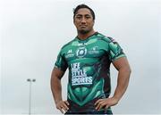 24 November 2015; Bundee Aki, Connacht, following a press conference. Sportsground, Galway. Picture credit: Sam Barnes / SPORTSFILE