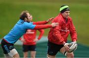 24 November 2015; Munster's Robin Copeland in action against Duncan Williams during squad training. University of Limerick, Limerick. Picture credit: Diarmuid Greene / SPORTSFILE