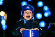 24 November 2015; Six year old Carla Bourke from Hedley Park Montessori School, Merrion Square, who assisted in the turning on of the Merrion Square Christmas Lights, by ESB. Merrion Square, Dubin 2. Photo by Sportsfile