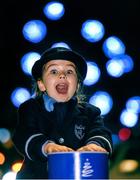 24 November 2015; Six year old Carla Bourke from Hedley Park Montessori School, Merrion Square, who assisted in the turning on of the Merrion Square Christmas Lights, by ESB. Merrion Square, Dubin 2. Photo by Sportsfile