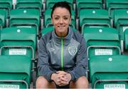 25 November 2015; Sophie Perry, Republic of Ireland, following a press conference. Tallaght Stadium, Tallaght, Co. Dublin. Picture credit: Sam Barnes / SPORTSFILE