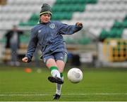 25 November 2015; Claire Shine, Republic of Ireland, during squad training. Tallaght Stadium, Tallaght, Co. Dublin. Picture credit: Sam Barnes / SPORTSFILE