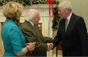 25 November 2015; Liam Peters, Chairman, Gala Retail Services, in Aras an Uachtarain as the Special Olympics World Summer Games are honoured by President Michael D. Higgins and wife Sabina. Aras an Uachtarain, Phoenix Park, Dublin. Picture credit: Cody Glenn / SPORTSFILE