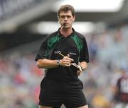 16 August 2009; Tony Carroll, Referee during the ESB GAA Hurling All-Ireland Minor Championship Semi-Final match between Waterford and Galway at Croke Park in Dublin. Photo by Pat Murphy/Sportsfile