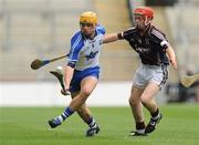 16 August 2009; Martin O'Neill, Waterford, in action against Davy Glennon, Galway. ESB GAA Hurling All-Ireland Minor Championship Semi-Final, Waterford v Galway, Croke Park, Dublin. Picture credit: Pat Murphy / SPORTSFILE