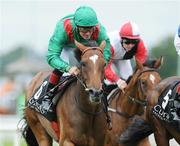 16 August 2009; Ensaya, with Mick Kinane up, on during the Loder European Breeders Fund Fillies Race, The Curragh racecourse, Co. Kildare. Picture credit: Matt Browne / SPORTSFILE