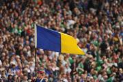 16 August 2009; A general view of the Tipperary flag during the pre-match parade. GAA Hurling All-Ireland Senior Championship Semi-Final, Tipperary v Limerick, Croke Park, Dublin. Picture credit: Stephen McCarthy / SPORTSFILE
