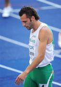 20 August 2009; Ireland's Thomas Chamney after finishing 5th in his 1st Round heat of the Men's 800m in a time of 1:48.09 and failing to progress to the next round. 12th IAAF World Championships in Athletics, Olympic Stadium, Berlin, Germany. Picture credit: Brendan Moran / SPORTSFILE