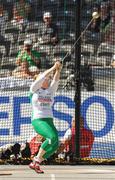 20 August 2009; Ireland's Eileen O'Keeffe in action during qualifying for the Women's Hammer Final where she threw a mark of 63.20m but failed to make the final. 12th IAAF World Championships in Athletics, Olympic Stadium, Berlin, Germany. Picture credit: Brendan Moran / SPORTSFILE