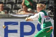 20 August 2009; Ireland's Eileen O'Keeffe in action during qualifying for the Women's Hammer Final where she threw a mark of 63.20m but failed to make the final. 12th IAAF World Championships in Athletics, Olympic Stadium, Berlin, Germany. Picture credit: Brendan Moran / SPORTSFILE