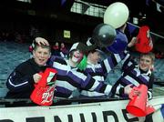17 March 2000; Terenure College supporters ahead of the Leinster Schools Senior Challenge Cup Final match between Terenure College and Clongowes Wood College at Lansdowne Road in Dublin. Photo by Aoife Rice/Sportsfile