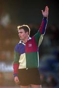 13 January 2001; Referee David Keane during the AIB All-Ireland League Division 2 match between Bective Rangers and UCD at Donnybrook Stadium in Dublin. Photo by Brendan Moran/Sportsfile