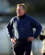 14 January 2001; Wicklow manager Moses Coffey during the O'Byrne Cup First Round match between Wicklow and Carlow at Dr Cullen Park in Carlow. Photo by Ray McManus/Sportsfile