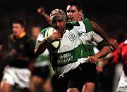 15 November 2000; Mike Mullins of Ireland A during the &quot;A&quot; Rugby International Friendly match between Ireland A and South Africa A at Thomond Park in Limerick. Photo by Matt Browne/Sportsfile