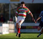 13 January 2001; James Hardy of Bective Rangers during the AIB All-Ireland League Division 2 match between Bective Rangers and UCD at Donnybrook Stadium in Dublin. Photo by Brendan Moran/Sportsfile
