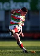 13 January 2001; Fergal Campion of Bective Rangers during the AIB All-Ireland League Division 2 match between Bective Rangers and UCD at Donnybrook Stadium in Dublin. Photo by Brendan Moran/Sportsfile