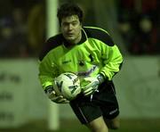 12 January 2001; Stephen O'Brien of Longford Town during the Eircom League Premier Division match between Bray Wanderers and Longford Town at Carlisle Grounds in Bray, Wicklow. Photo by David Maher/Sportsfile