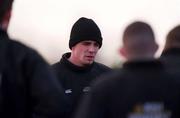 15 January 2001; Alan Quinlan during Ireland rugby squad training at ALSAA Club in Dublin. Photo by Brendan Moran/Sportsfile