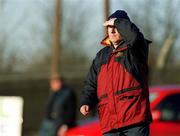 14 January 2001; Longford manager Michael McCormack during the O'Byrne Cup First Round match between Longford and Laois at Pearse Park in Longford. Photo by Aoife Rice/Sportsfile