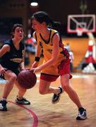 30 January 2000; Miriam Liston of  Avonmore Wildcats during the Senior Women's Sprite Cup Final match between Avonmore Wildcats and Meteors at the National Basketball Arena in Tallaght, Dublin. Photo by Brendan Moran/Sportsfile