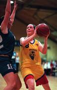 30 January 2000; Fiona Lynch of Avonmore Wildcats during the Senior Women's Sprite Cup Final match between Avonmore Wildcats and Meteors at the National Basketball Arena in Tallaght, Dublin. Photo by Brendan Moran/Sportsfile