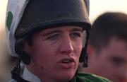 14 January 2001; Jockey Barry Geraghty at Leopardstown Racecourse in Dublin. Photo by Brendan Moran/Sportsfile