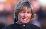 14 January 2001; Trainer Jessica Harrington at Leopardstown Racecourse in Dublin. Photo by Brendan Moran/Sportsfile