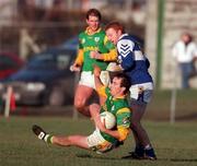 21 January 2001; Anthony Moyles of Meath in action against Michael Lawlor of Laois during the O'Byrne Cup Quarter-Final match between Laois and Meath at Stradbally in Laois. Photo by Damien Eagers/Sportsfile