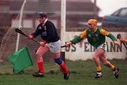 30 January 2000; Louth goalkeeper Eddie McArdle during the Kehoe Cup Quarter-Final match between Meath and Louth at Pairc Naomh Brid in Dundalk, Louth. Photo by Aoife Rice/Sportsfile