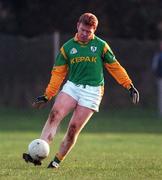 21 January 2001; Enda McManus of Meath during the O'Byrne Cup Quarter-Final match between Laois and Meath at Stradbally in Laois. Photo by Damien Eagers/Sportsfile