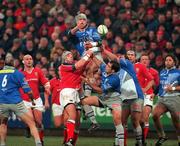 20 January 2001; Jeremy Davidson of Castres during the Heineken Cup Pool 4 Round 6 match between Munster and Castres at Musgrave Park in Cork. Photo by Damien Eagers/Sportsfile