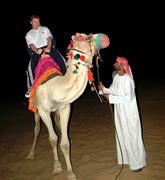 25 January 2001; Kieran McKeever pictured en-route to a traditional Bedouin evening during the Eircell GAA All-Star Tour to Dubai, United Arab Emirates. Photo by Ray McManus/Sportsfile