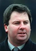 28 January 2001; Trainer Eric McNamara at Fairyhouse Racecourse in Ratoath, Meath. Photo by Damien Eagers/Sportsfile