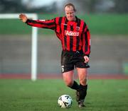 28 January 2001; Dave Hill of Bohemians during the Eircom League Premier Division match between Shamrock Rovers and Bohemians at Morton Stadium in Santry, Dublin. Photo by David Maher/Sportsfile