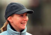 28 January 2001; Trainer Frances Crowley at Fairyhouse Racecourse in Ratoath, Meath. Photo by Damien Eagers/Sportsfile
